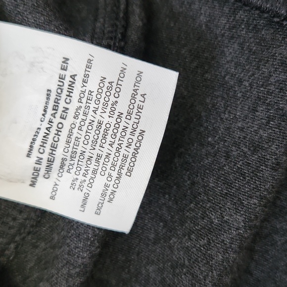 Like New Womens Nike 2 Way Zipper Hoodie Grey XS - Picture 6 of 6